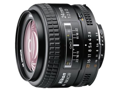 Nikon 84° Wide-angle Viewing Angle Lens - AF NIKKOR 24MM F/2.8D