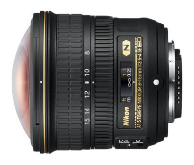 Nikon 8-15mm f/3.5-4.5E Lens - AF-S Fisheye NIKKOR 8-15mm f/3.5-4.5E ED