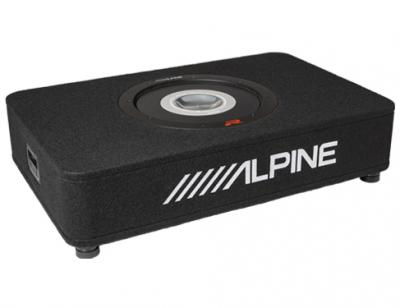 12" Alpine Halo R-Series Shallow Pre-Loaded Subwoofer Enclosure - RS-SB12