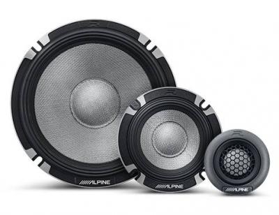 Alpine R-Series Pro 3-Way Component Speaker Set - R2-S653