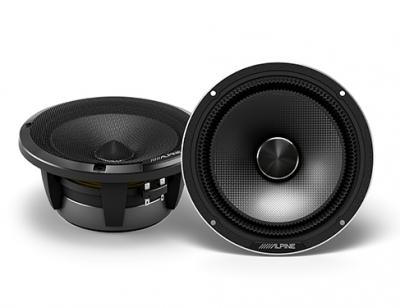 6.5" Alpine Status Hi-Resolution 3-Way Component Speaker Set - HDZ-653