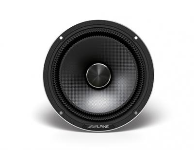 6.5" Alpine Status Hi-Resolution 2-Way Slim-fit Component Speaker Set - HDZ-65CS